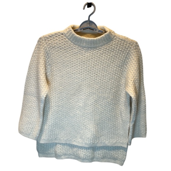 Rachel Roy High Low Cream Knit Sweater, Sz Small . - Picture 5 of 8